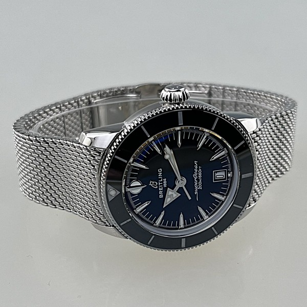 Breitling Superocean Heritage B31 Automatik 42 Stahl Keramik schwarz Metallarmband