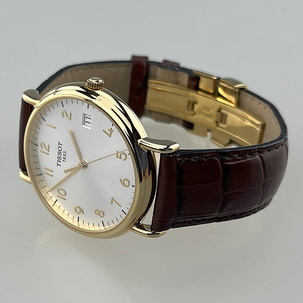 TISSOT Carson 18 K / 750 Gelbgold Quarz Full Set, ungetragen