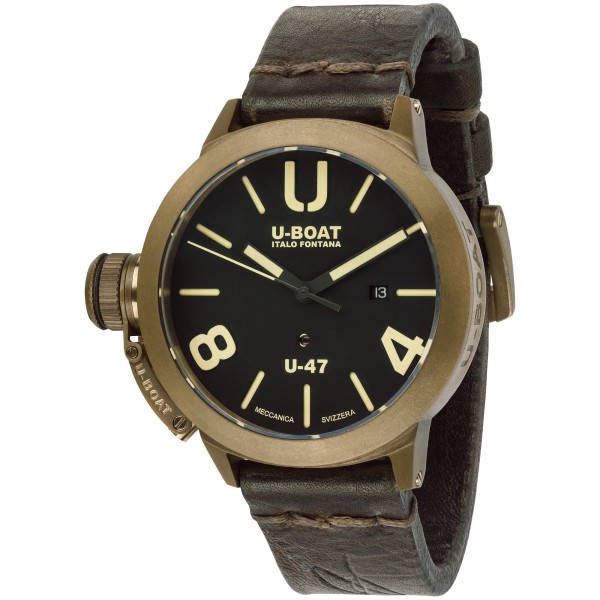 U-Boat Classico U-47 Bronze 47 mm, ZB schwarz