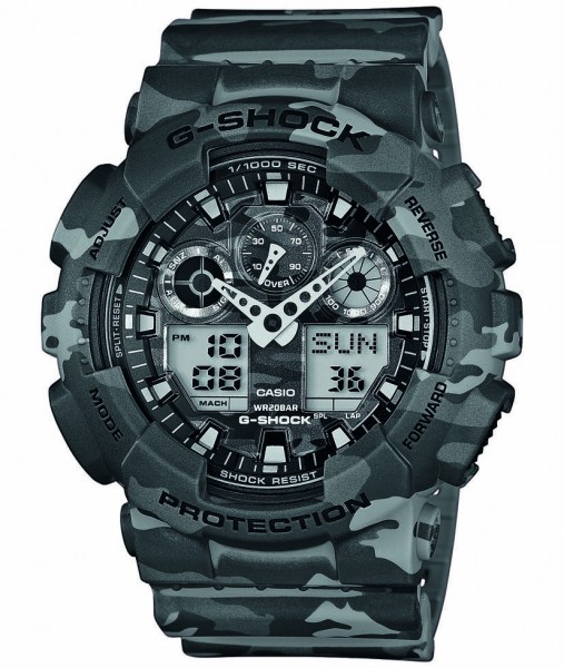 CASIO G-SHOCK Premium GA-100CM-8AER CAMOUFLAGE