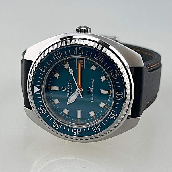 Certina C024.907.17.041.10 DS Super PH1000M STC, Automatik, Stahl/Kautschuk, 02/2025, neu/ungetragen