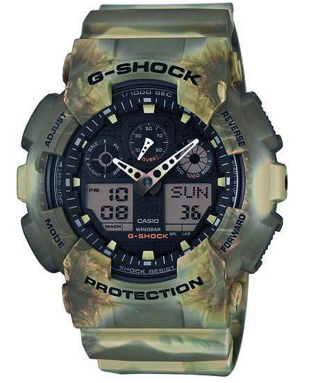 CASIO G-SHOCK Premium GA-100MM-5AER MARBLE CAMOUFLAGE