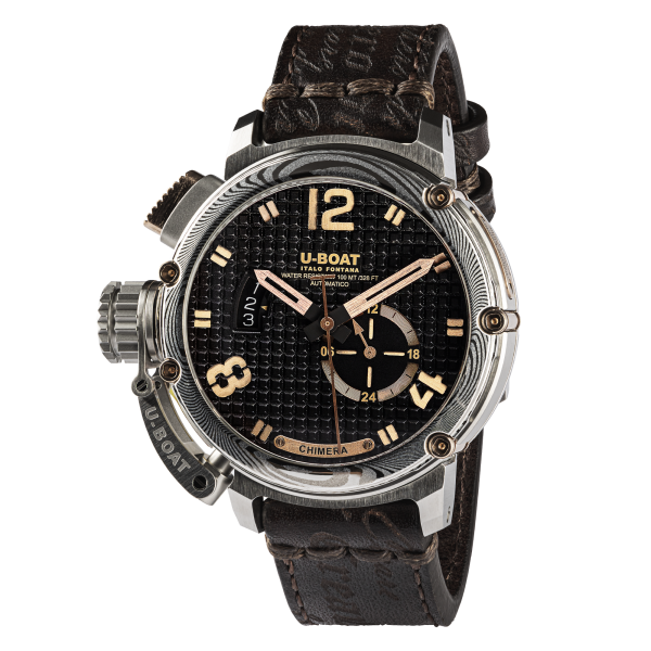 U-Boat Chimera Damasco Bronze, Ref. 3006, 46 mm, Automatik, limitiert, No. XX/300, Damaczener-Stahl/